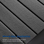 Table basse d'extérieur en aluminium tout temps