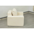 Fauteuil d'appoint moderne en chêne blanc américain 40,2 avec coussin