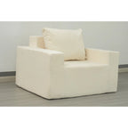 Fauteuil d'appoint moderne en chêne blanc américain 40,2 avec coussin