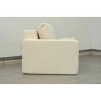 Fauteuil d'appoint moderne en chêne blanc américain 40,2 avec coussin