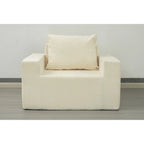 Fauteuil d'appoint moderne en chêne blanc américain 40,2 avec coussin