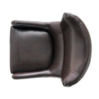 27 Fauteuil d'appoint à dossier haut avec dossier à oreilles et pieds en bouleau