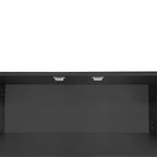 Banc à chaussures moderne avec rangement dissimulé et coussins rembourrés
