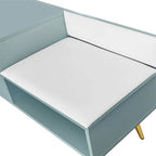 Banc à chaussures moderne avec rangement dissimulé et coussins rembourrés