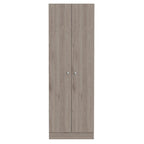 Garde-manger ou placard de rangement en bois gris clair de 71 po - 23,6 po x 70,8 po x 11,8 po
