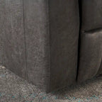 Fauteuil inclinable électrique standard de 84 cm de large avec rangement dans les accoudoirs et port USB, couleur ardoise