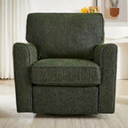 Fauteuil pivotant Chenille 360, Fauteuil moderne avec poches latérales, Fauteuil canapé pivotant, Fauteuil inclinable ergonomique pour chambre à coucher