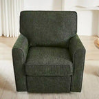 Fauteuil pivotant Chenille 360, Fauteuil moderne avec poches latérales, Fauteuil canapé pivotant, Fauteuil inclinable ergonomique pour chambre à coucher