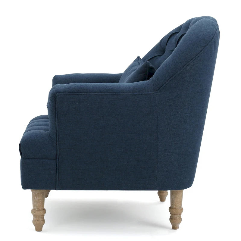 Fauteuil capitonné