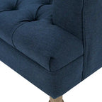 Fauteuil capitonné