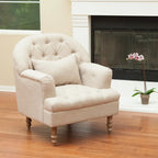 Fauteuil capitonné