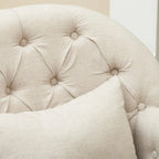 Fauteuil capitonné