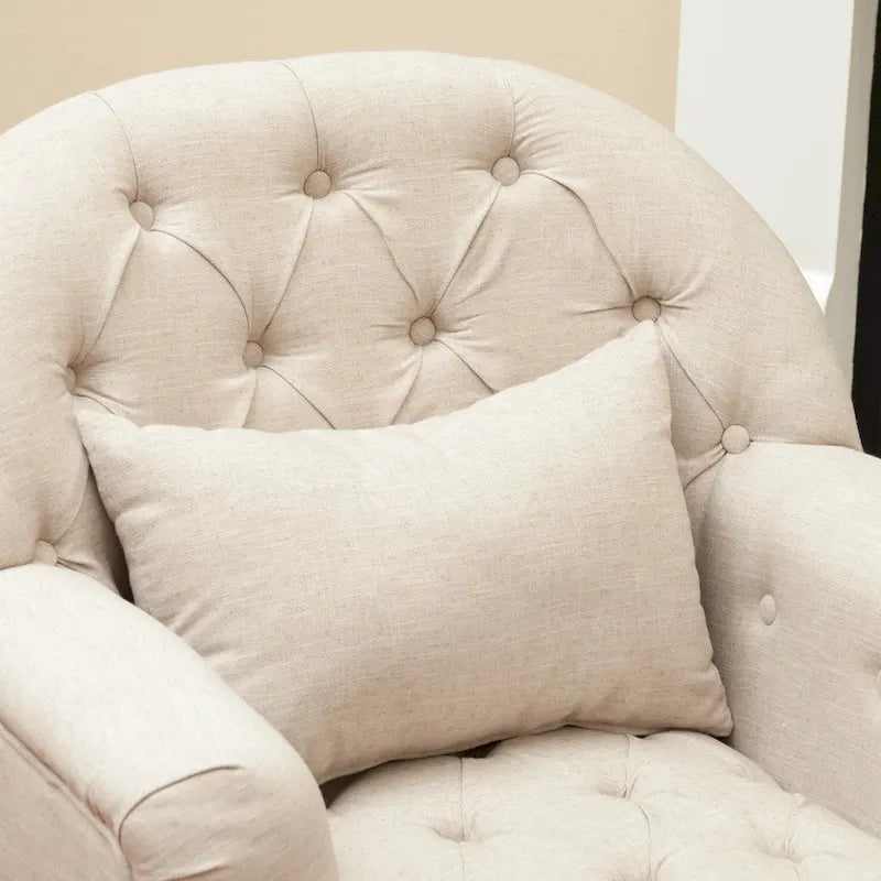 Fauteuil capitonné