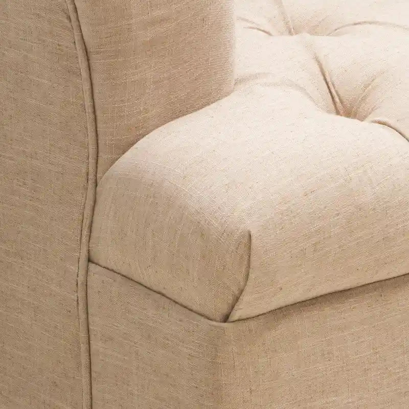 Fauteuil capitonné