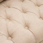 Fauteuil capitonné