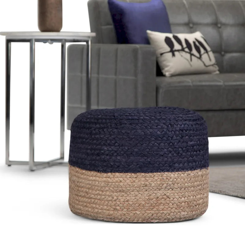 Pouf Rond Maron