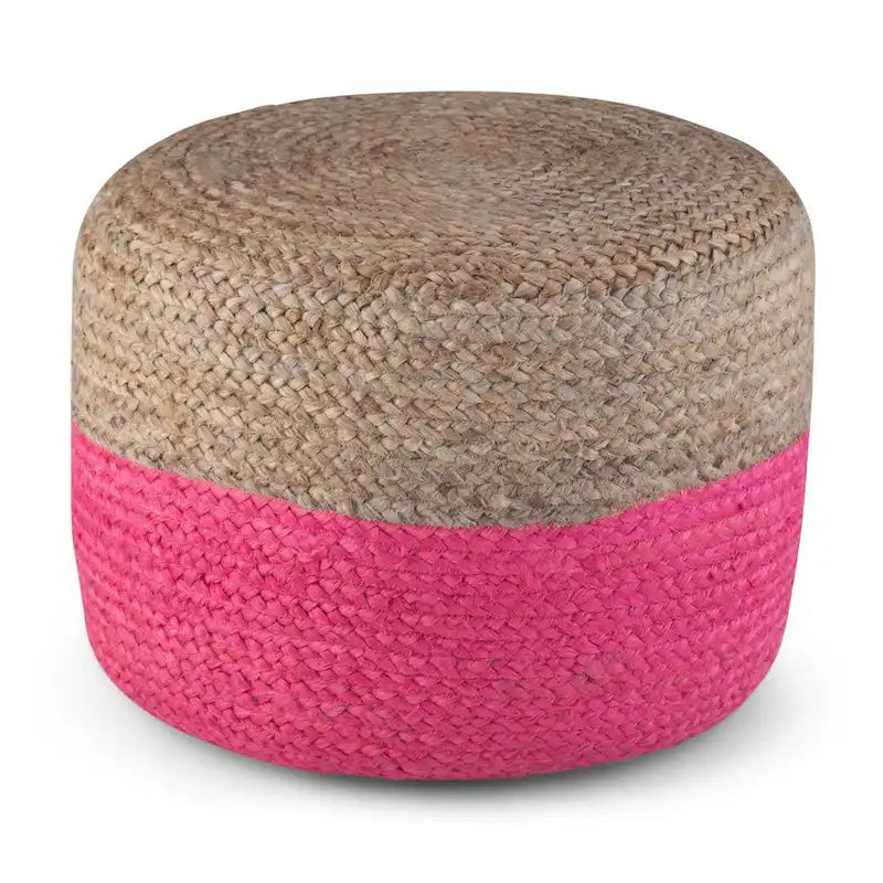 Pouf Rond Maron