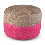 Pouf Rond Maron
