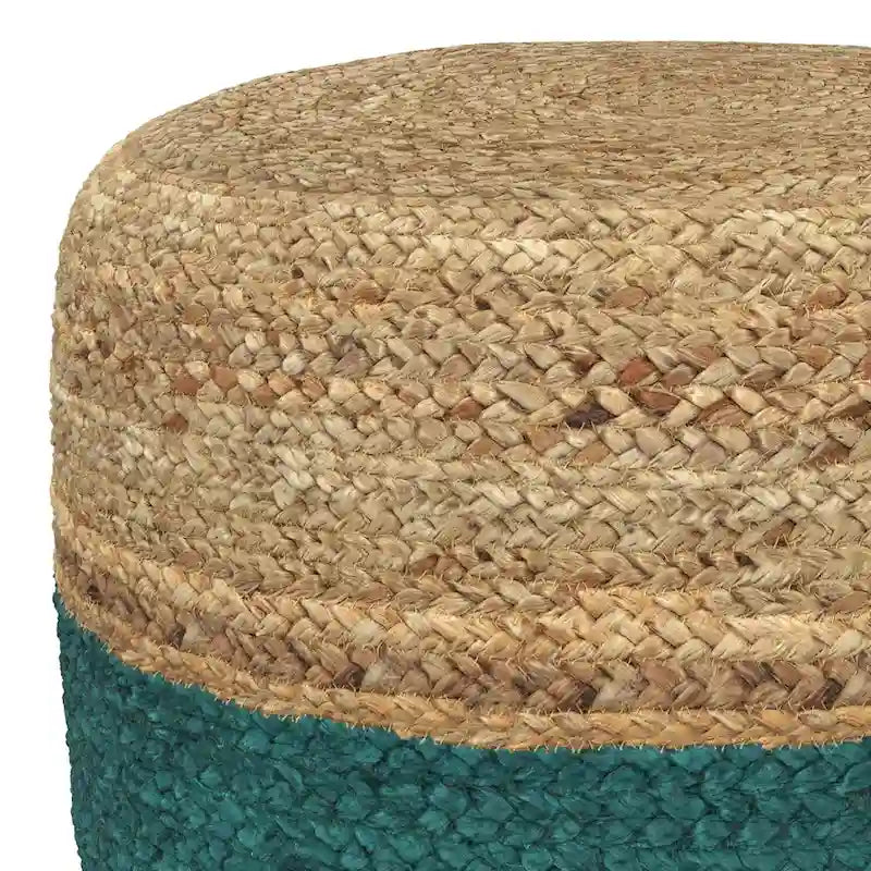 Pouf Rond Maron