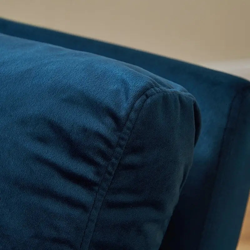 Fauteuil rembourré en similicuir PU moderne avec cadre en acier