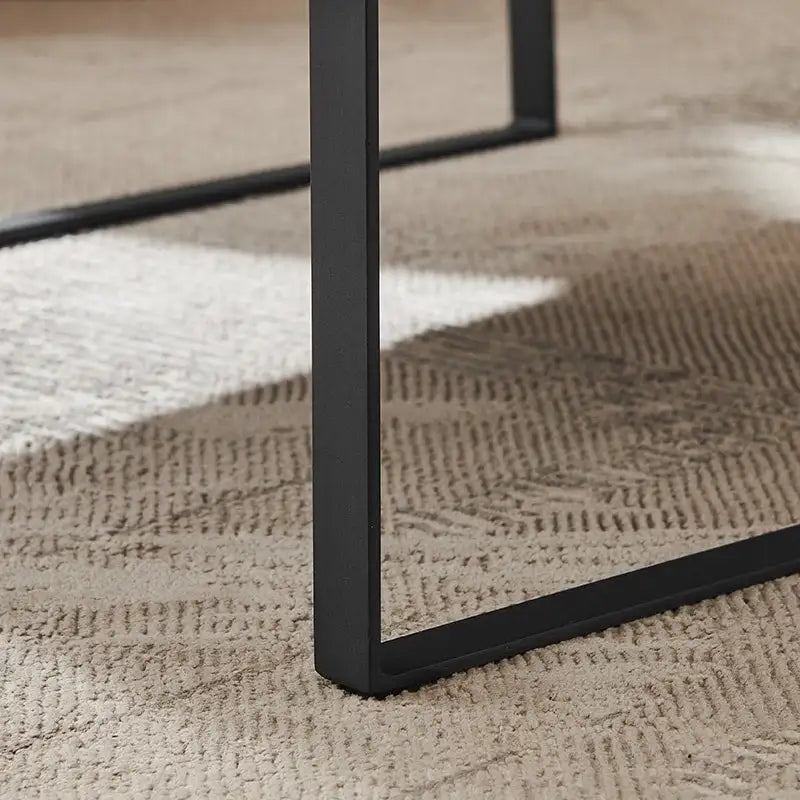 Fauteuil rembourré en similicuir PU moderne avec cadre en acier