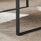 Fauteuil rembourré en similicuir PU moderne avec cadre en acier