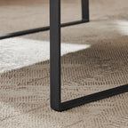 Fauteuil rembourré en similicuir PU moderne avec cadre en acier