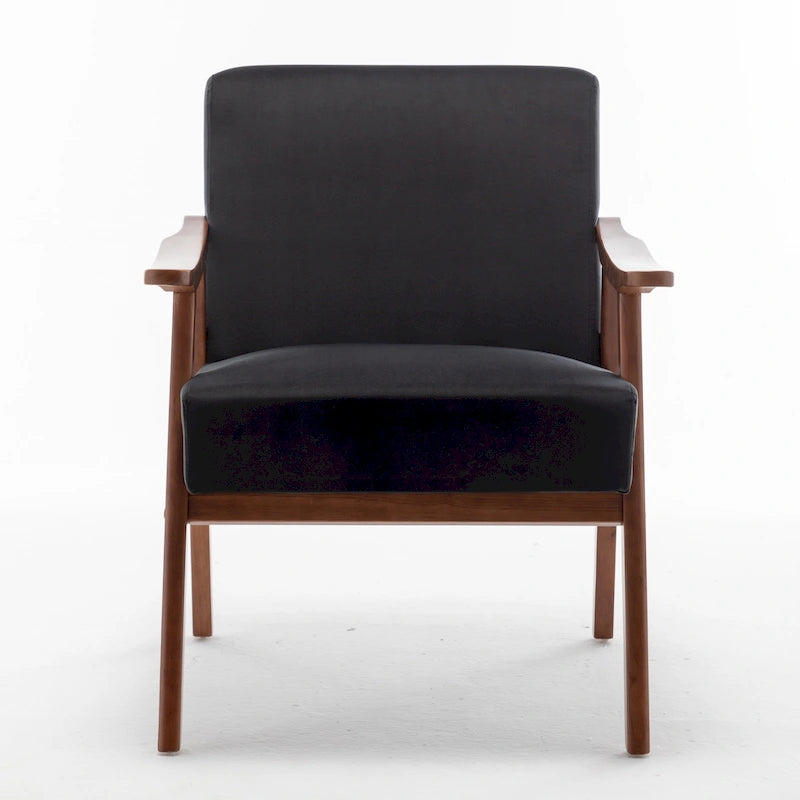 Fauteuil d'appoint large en velours 26,37