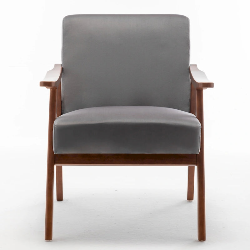 Fauteuil d'appoint large en velours 26,37
