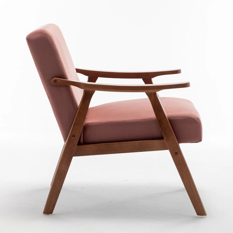Fauteuil d'appoint large en velours 26,37