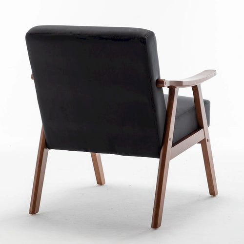 Fauteuil d'appoint large en velours 26,37