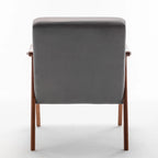Fauteuil d'appoint large en velours 26,37