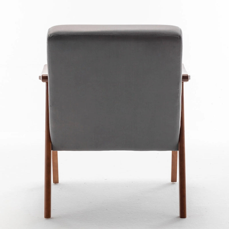 Fauteuil d'appoint large en velours 26,37