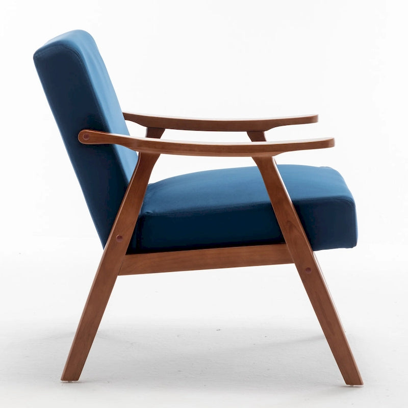 Fauteuil d'appoint large en velours 26,37