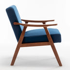 Fauteuil d'appoint large en velours 26,37