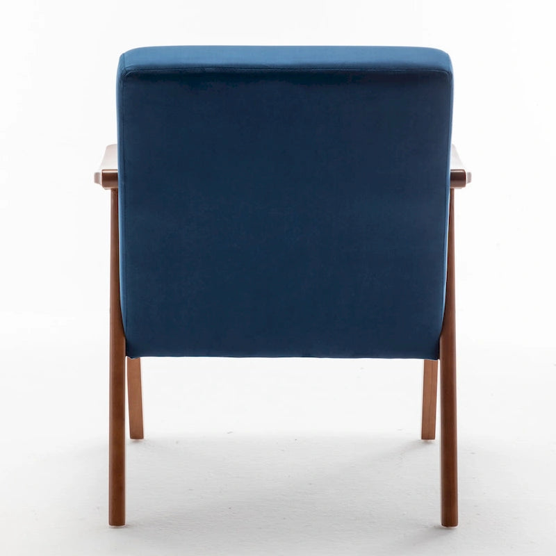 Fauteuil d'appoint large en velours 26,37