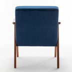 Fauteuil d'appoint large en velours 26,37