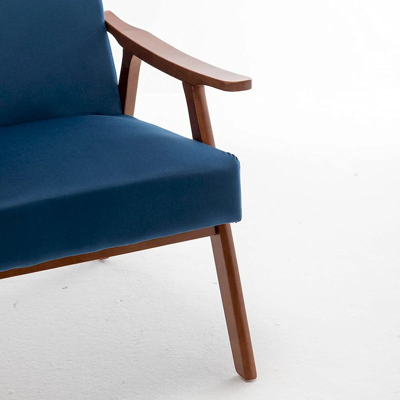 Fauteuil d'appoint large en velours 26,37