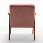 Fauteuil d'appoint large en velours 26,37