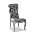 Chaises de salle à manger en similicuir (lot de 2)
