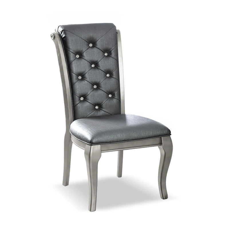 Chaises de salle à manger en similicuir (lot de 2)