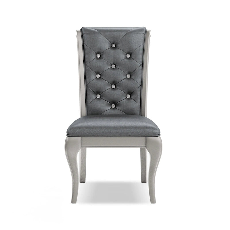 Chaises de salle à manger en similicuir (lot de 2)