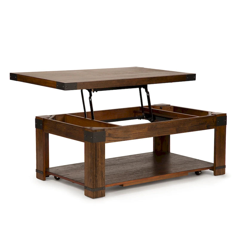 Table basse relevable rectangulaire de 48 pouces