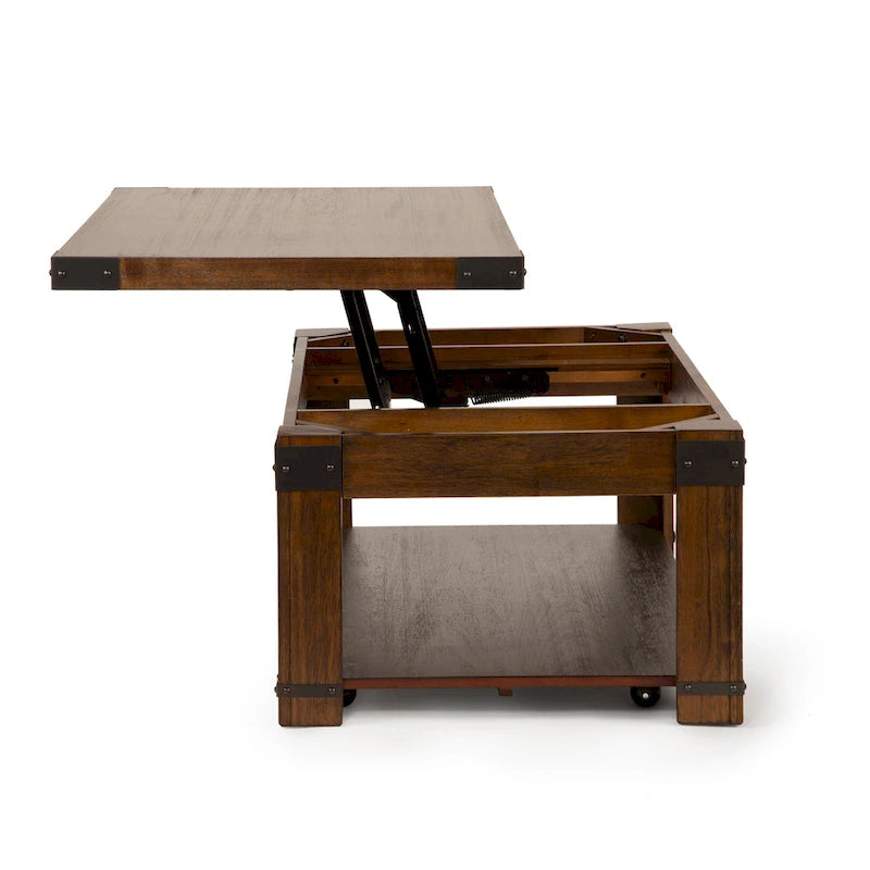 Table basse relevable rectangulaire de 48 pouces