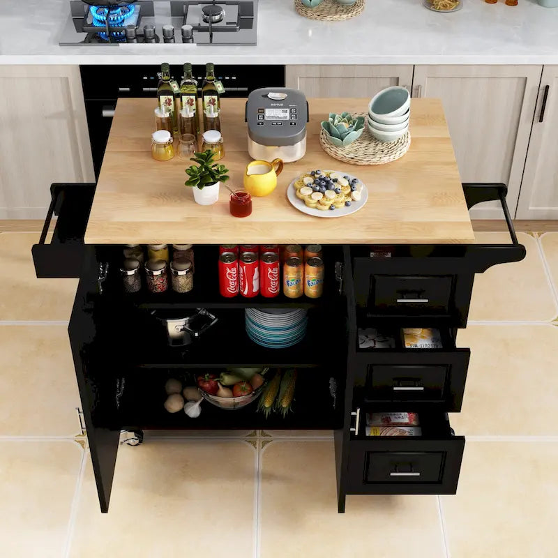 Ilot de cuisine mobile
