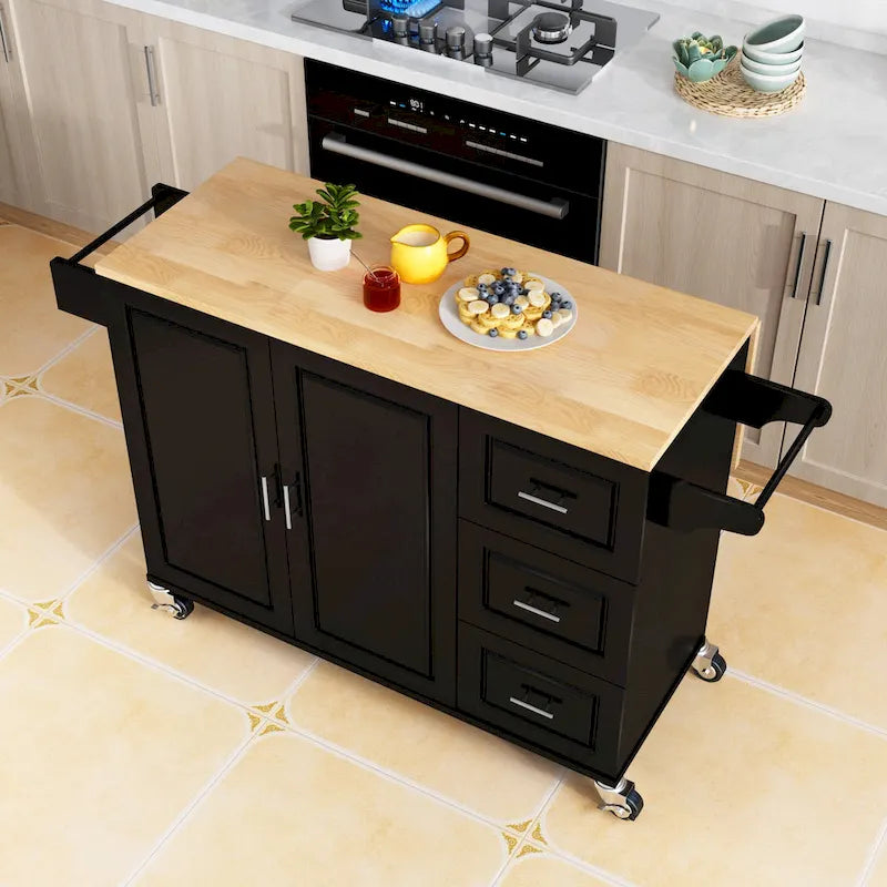 Ilot de cuisine mobile