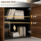 54.3 Bureau d'ordinateur d'angle avec armoire réversible