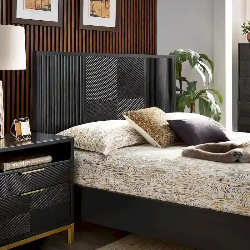Chambre à coucher Chevron sculpté
