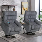Fauteuil inclinable massant releveur pour personnes âgées