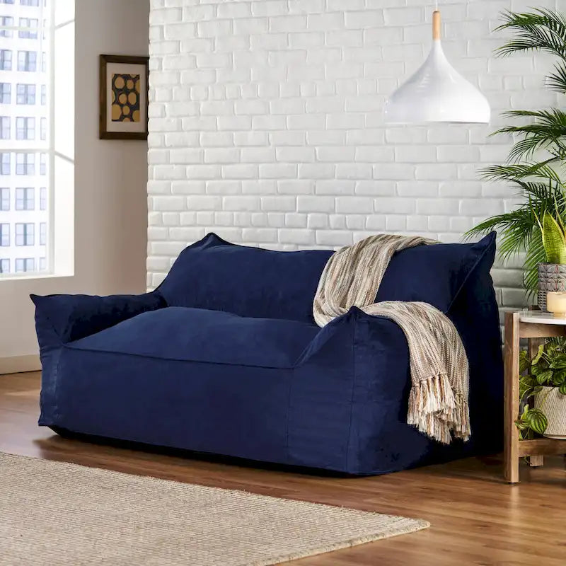 Pouf géant 2 places avec accoudoirs